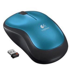 MOUSE LOGITECH M185 WIRELESS BLUE (PN 910-003636)