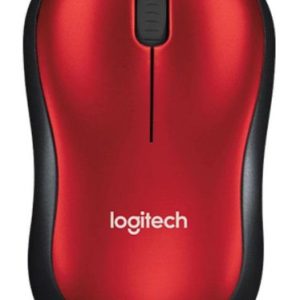 MOUSE LOGITECH M185 WIRELESS RED (PN 910-003635)