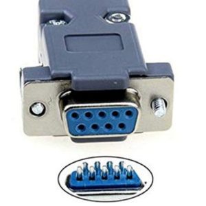CONECTORES RS232 HEMBRA CON CAPUCHA