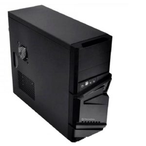 CASE MID TOWER THERMALTAKE MOD. V2 450 WATTS, NEGRO