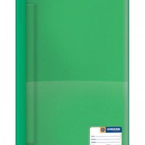 FOLDER OF T/TRANSP C/FASTENER VERDE OSCURO VINIFAN