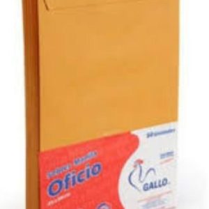 FOLDER MANILA T/ OFICIO PAQ X 25 UND GALLO