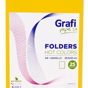 FOLDER MANILA A4 AMARILLO GRAFI PAPEL