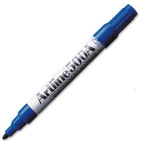 MARCADOR P/PIZARRA AZUL CUERPO DE ALUMINIO 500 ARTLINE