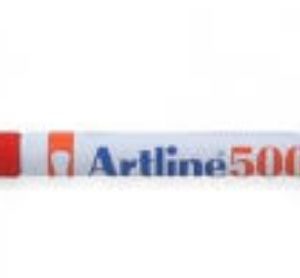 MARCADOR P/PIZARRA ROJO CUERPO DE ALUMINIO 500 ARTLINE