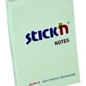 NOTAS ADH. 3 X 2 AZUL PASTEL 100H 21146 STICK IN