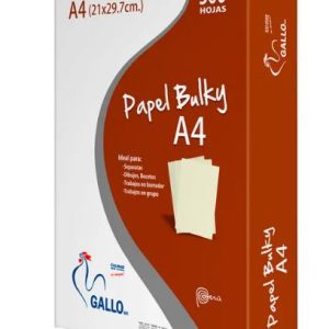 PAPEL BULKY A4 GALLO