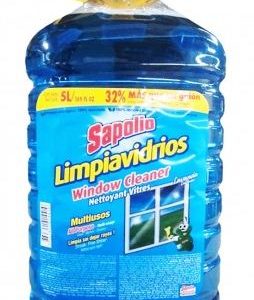 LIMPIA VIDRIO GALONERA SAPOLIO X 5 LT