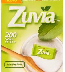 AZUCAR EDULCORANTE ZUVIA CAJA X 100 UND