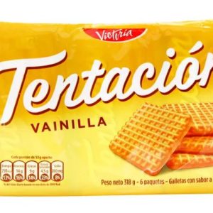 GALLETA TENTACION VAINILLA  PAQ X 6 UND VICTO