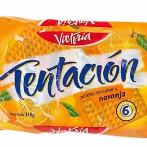 GALLETA TENTACION NARANJA PAQ X 6 UND VICTORI